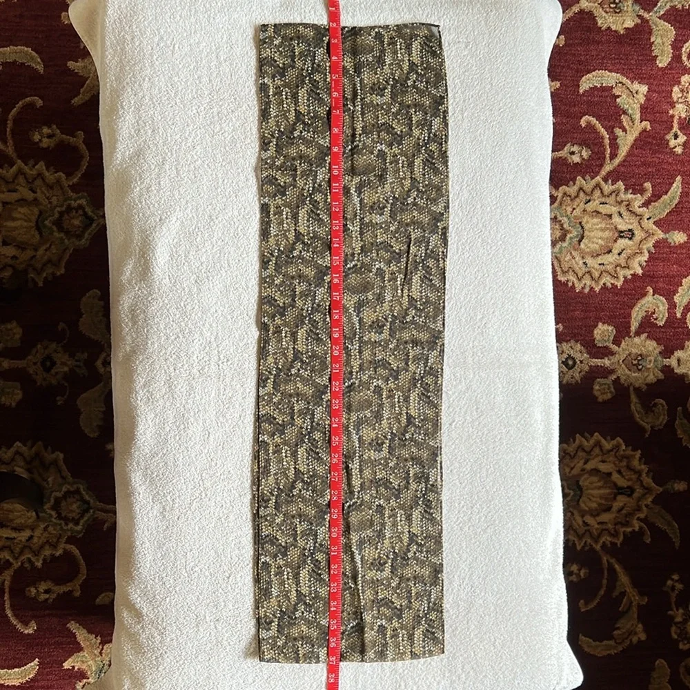 Maggy London Brown and Tan Snake Print Scarf - Picture 6 of 11